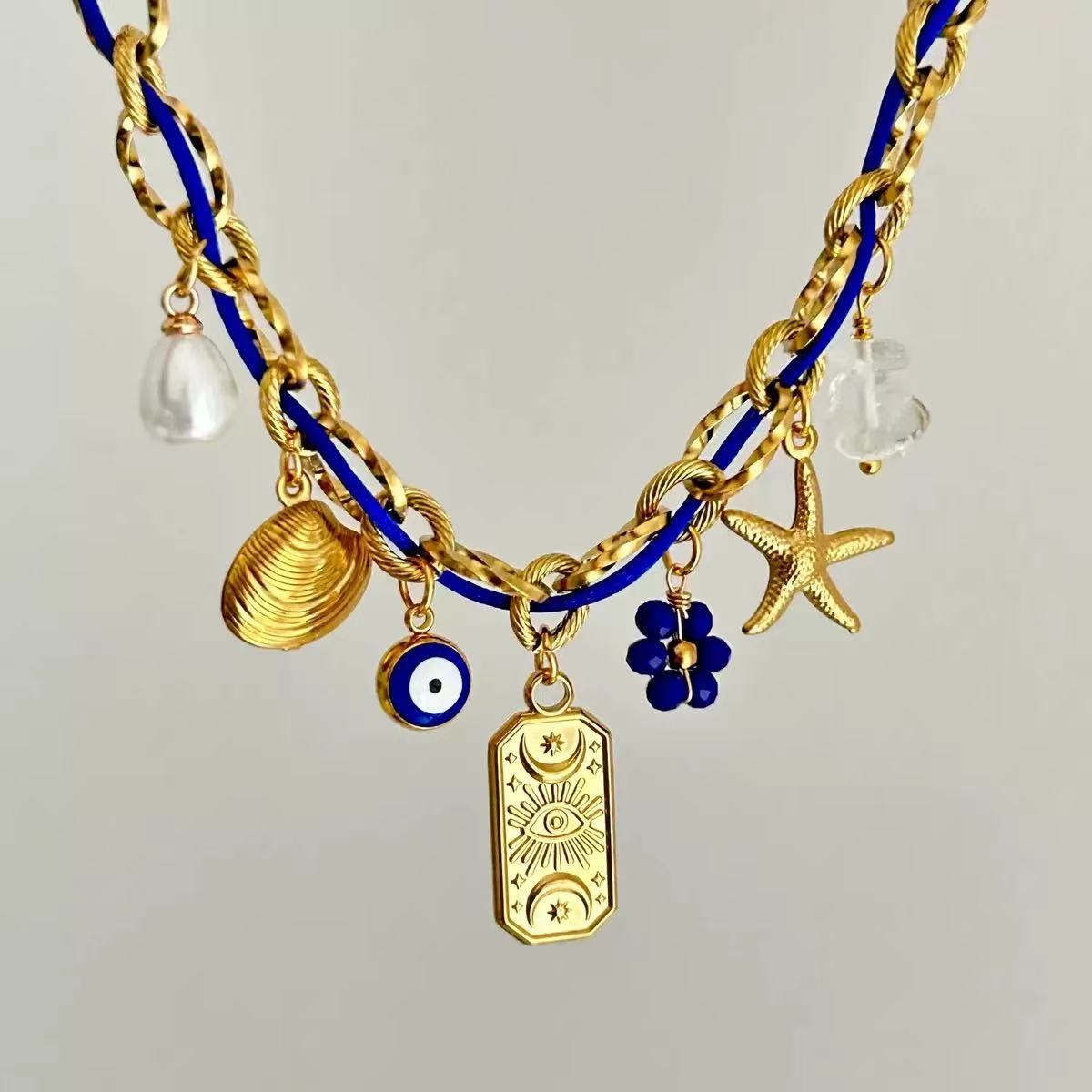 Original Design Dopamine Color Rope Stainless Steel Ocean