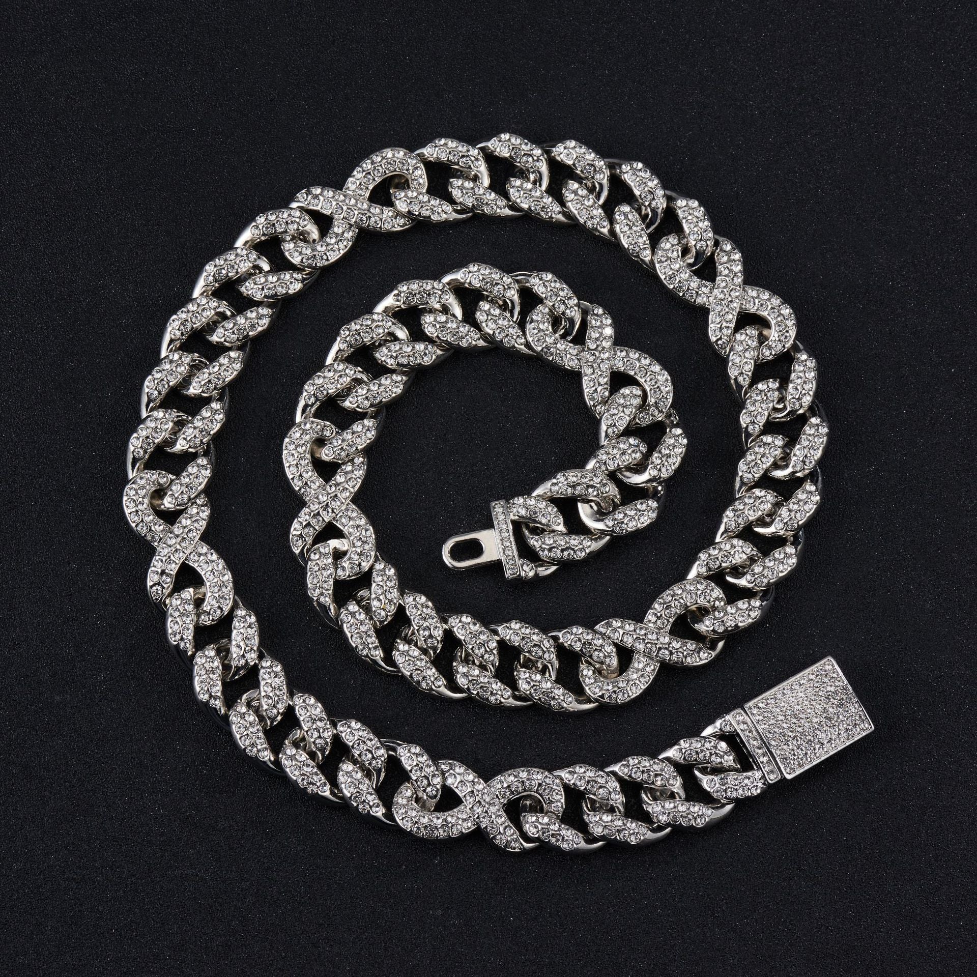Hip Hop Cuban Chain Men'S Blingbling Cuban Linkchain