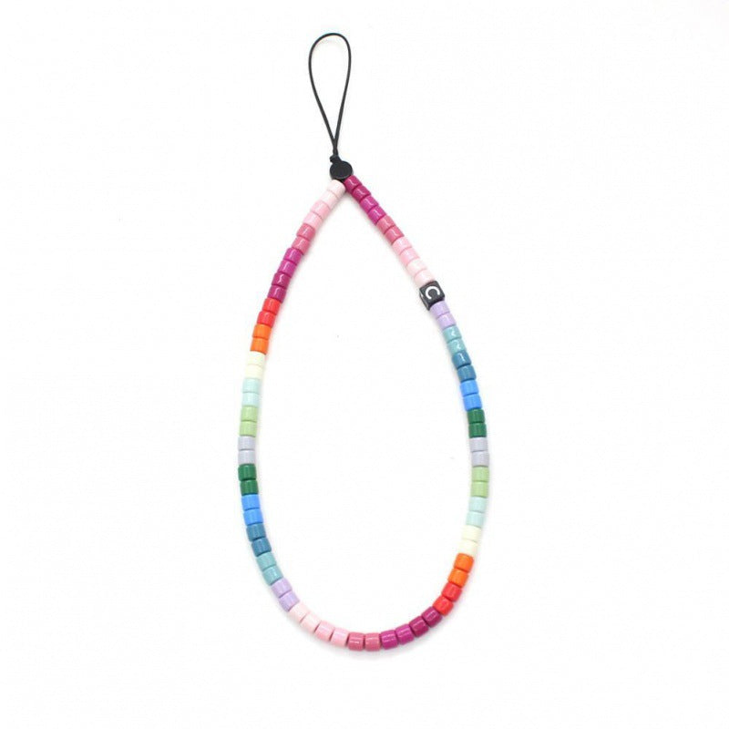 Online Popular Anti Lost Mobile Phone Chain Rainbow