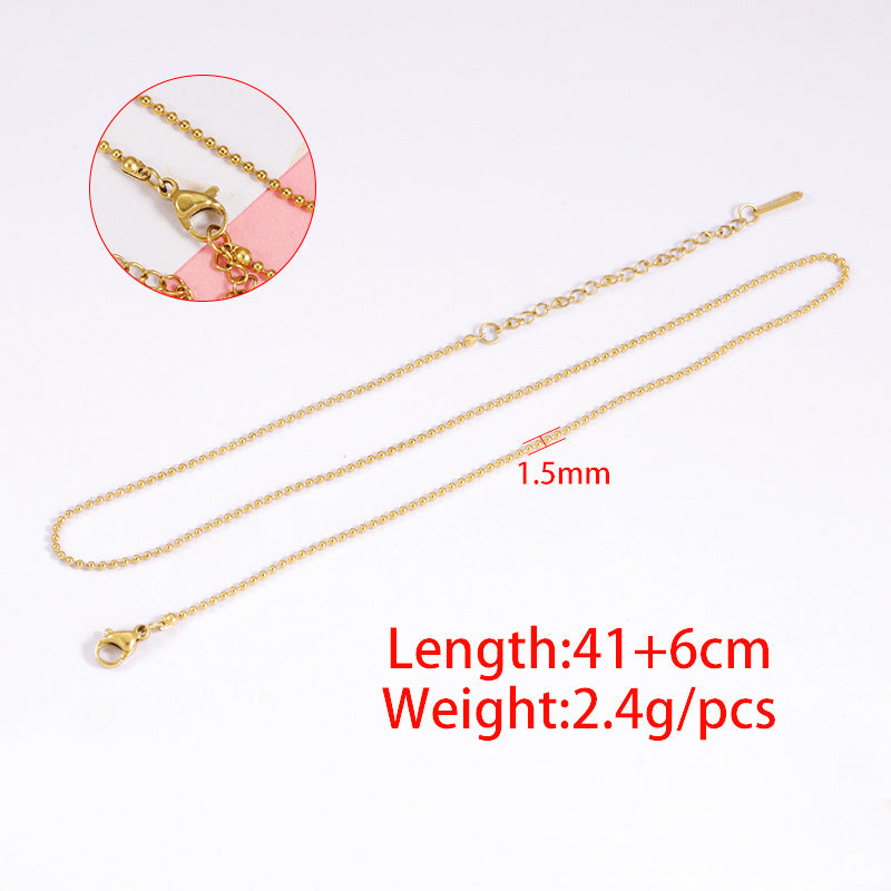 Direct Stainless Steel Ball Ball Chain Wave Baby