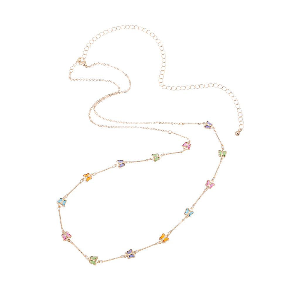 Butterfly Waist Chain With Dress Shirt Belt Women'S