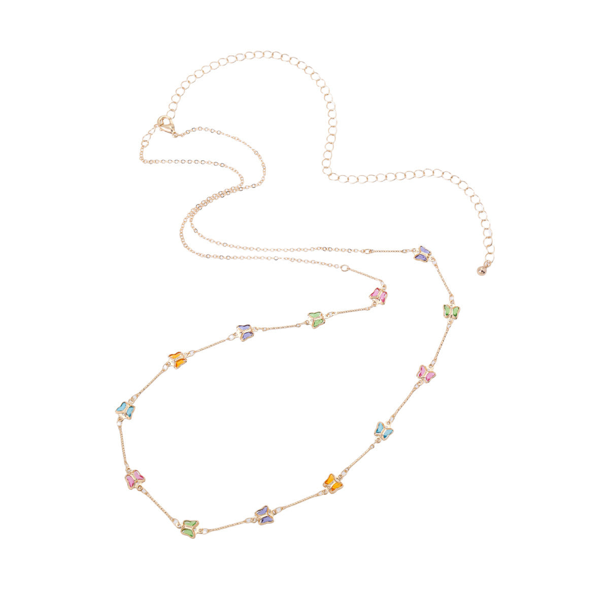 Butterfly Waist Chain With Dress Shirt Belt Women'S