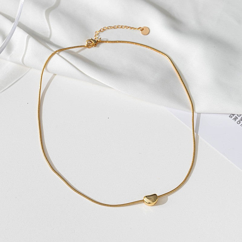 Lishan Versatile Bowknot Titanium Steel Metal Chain Series