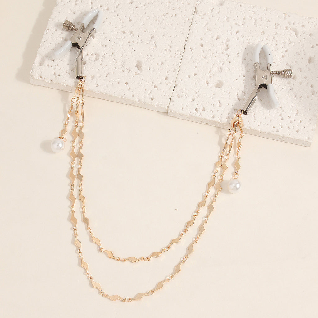 Metal Lightning Stitching Milk Chain Unisex Alternative Flirting