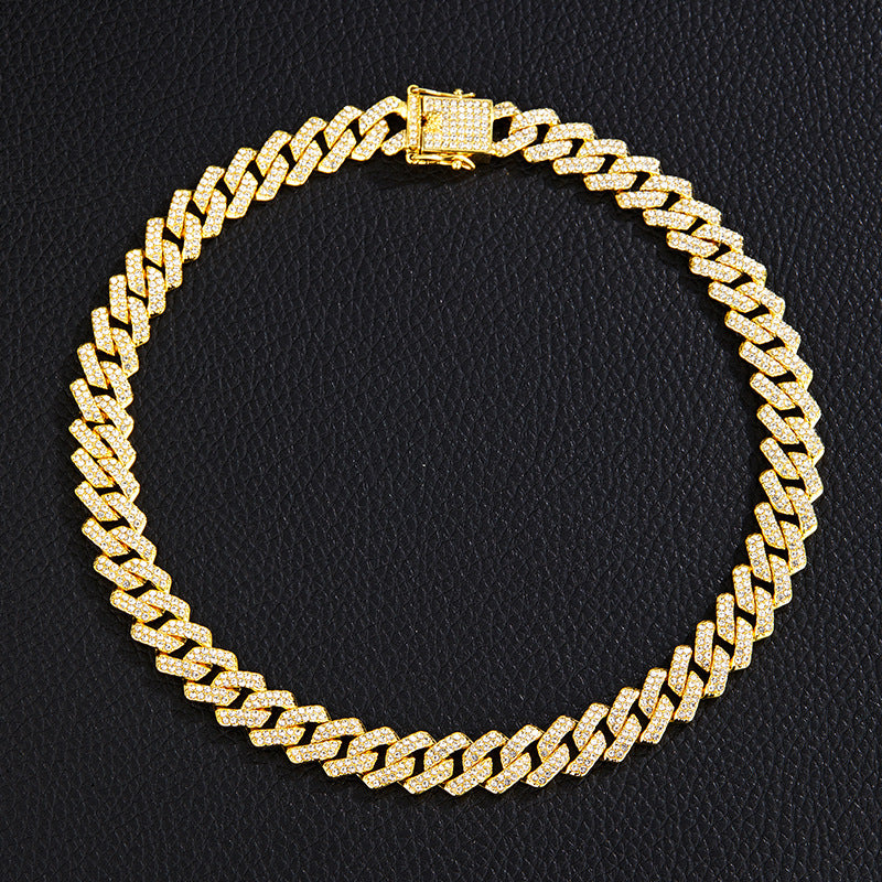 Unique Designer Cuban Link Chain Style Rhombus Shaped