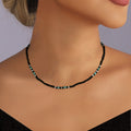 Jewelry Personalized Mixed Colorful Rice Bead Clavicle Necklace