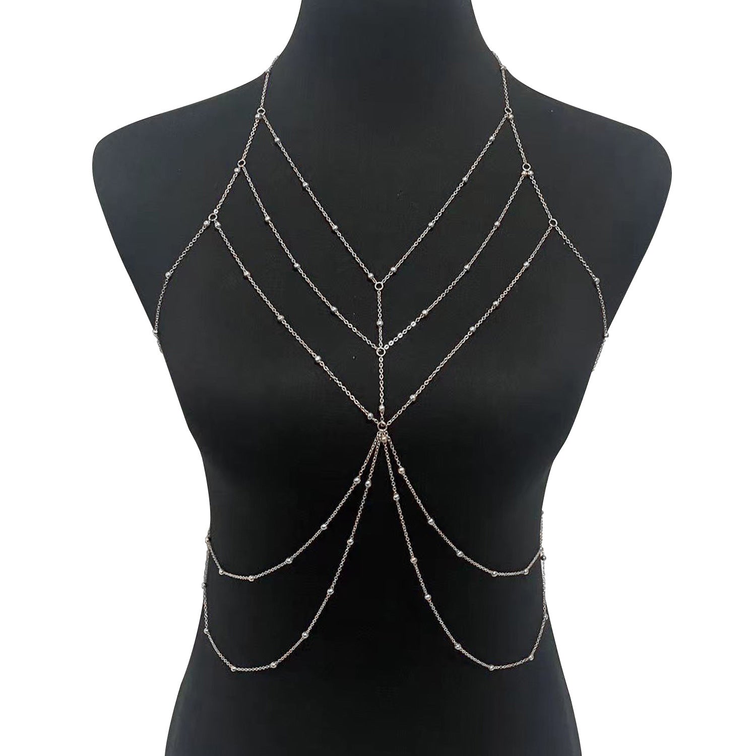 Zhuru Clothing Pure Desire Hollow Chain Chest Chain