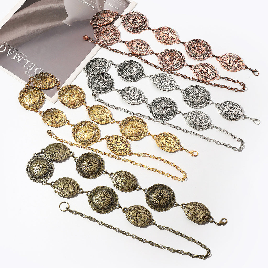 High End Metal Waist Chain Retro Bohemian Style