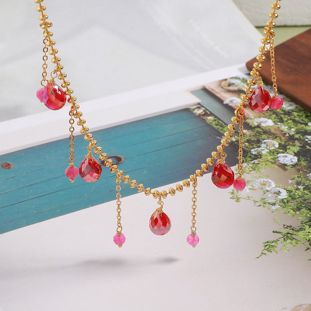 Lishan Versatile Bowknot Titanium Steel Metal Chain Series