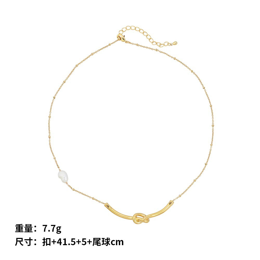 Lishan Versatile Bowknot Titanium Steel Metal Chain Series