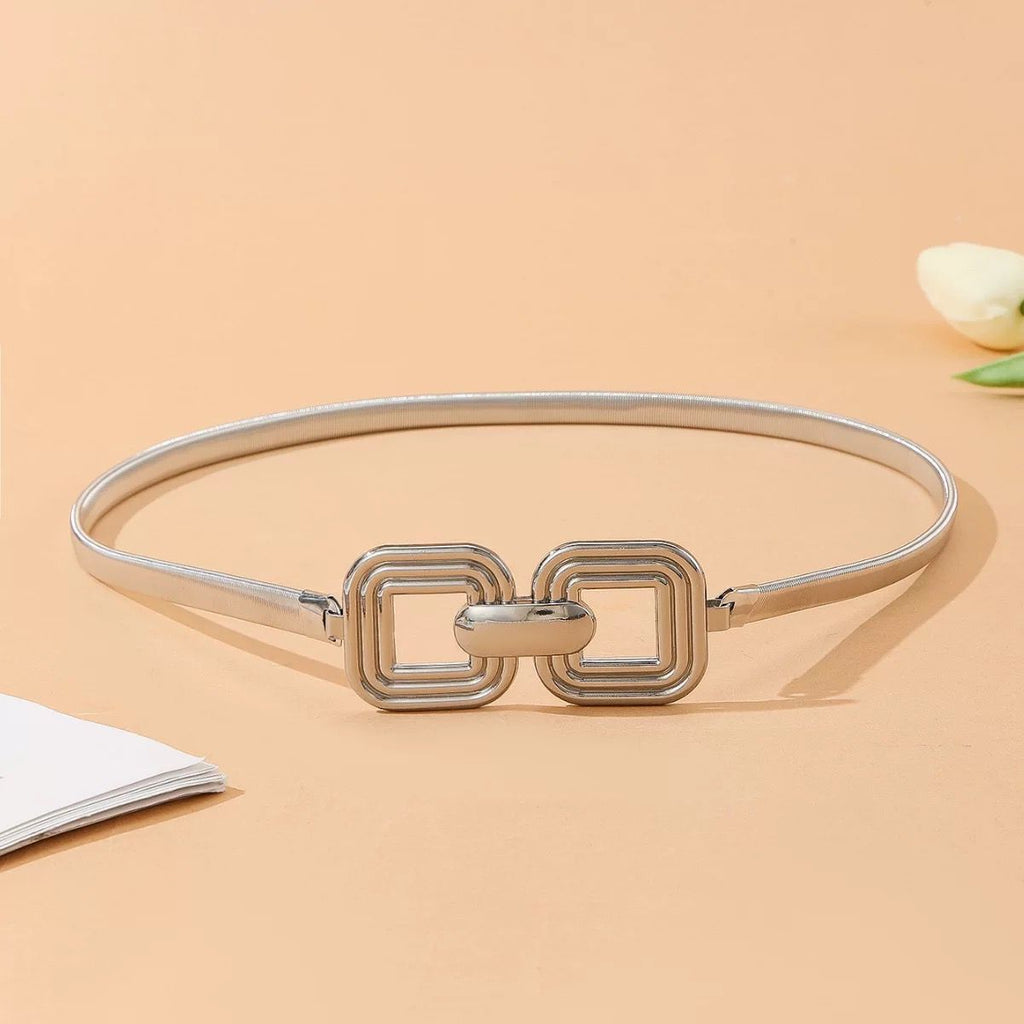 Waist Chain Women'S Double Layer Spring Chain Geometric