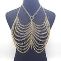 Jewelry Luxury Metal Aluminum Chain Multi Layer Chest