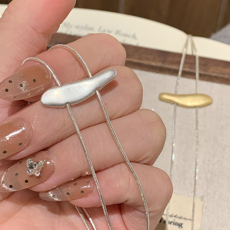 Silver Plated Copper Necklace For Women Small Fish