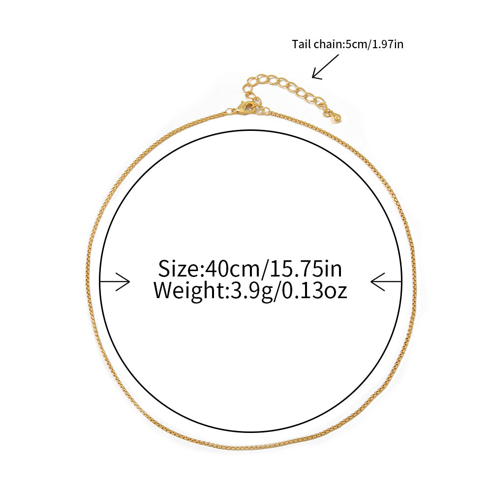 Lishan Versatile Bowknot Titanium Steel Metal Chain Series