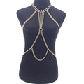 Body Chain Exaggerated Ladies Personality Punk Style Cross