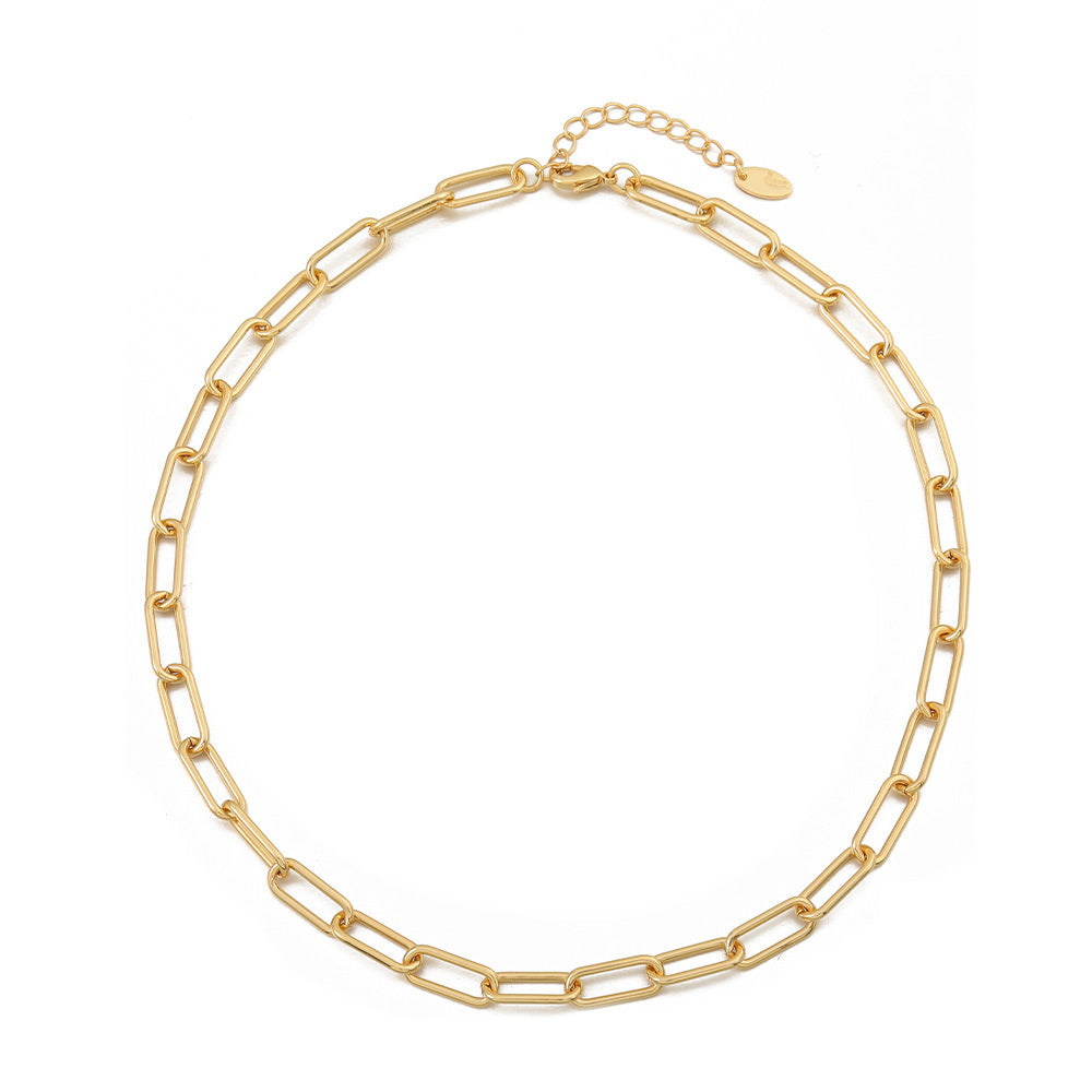 Lishan Versatile Bowknot Titanium Steel Metal Chain Series