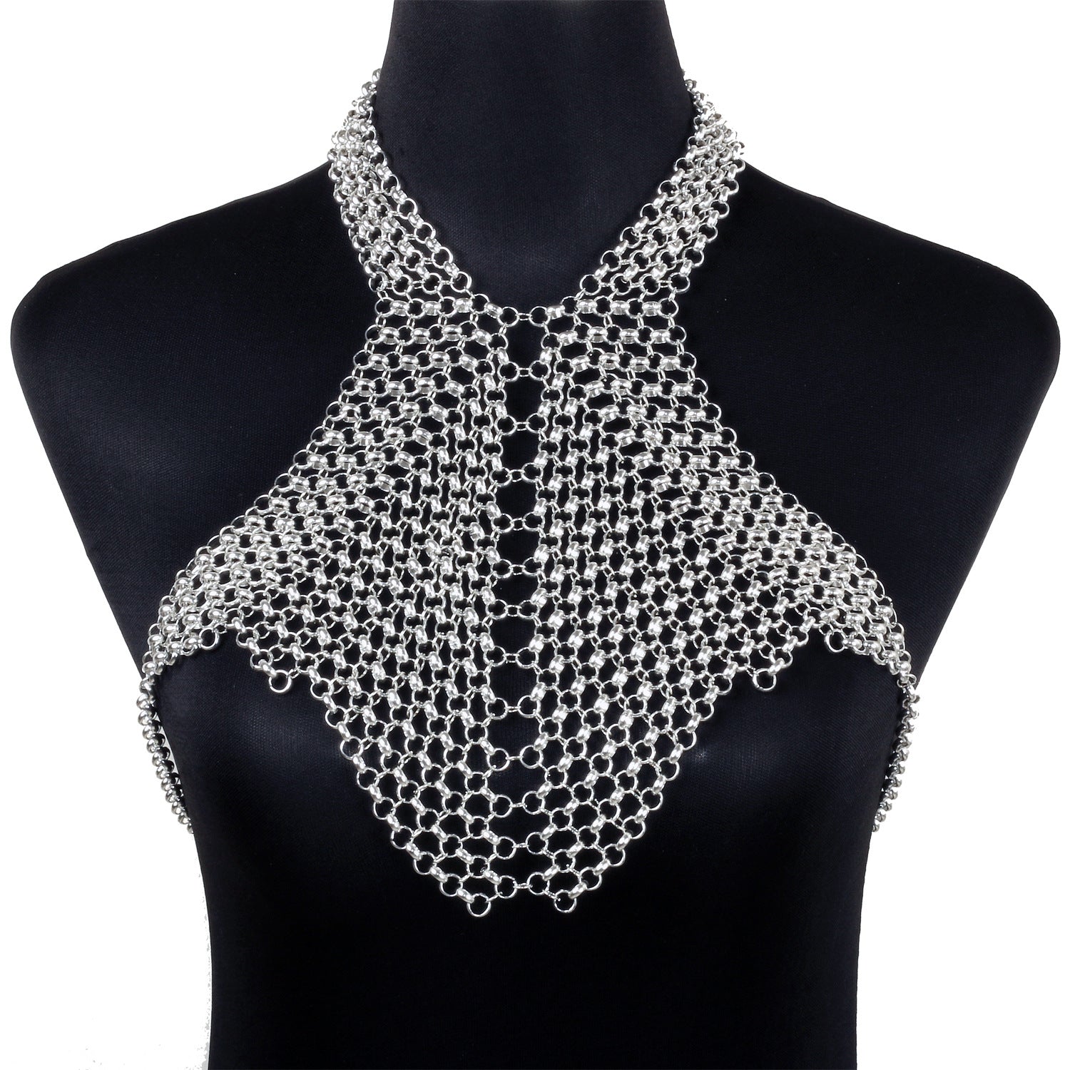 Silver Carnival Chest Chain Street Style Personalized Brooch