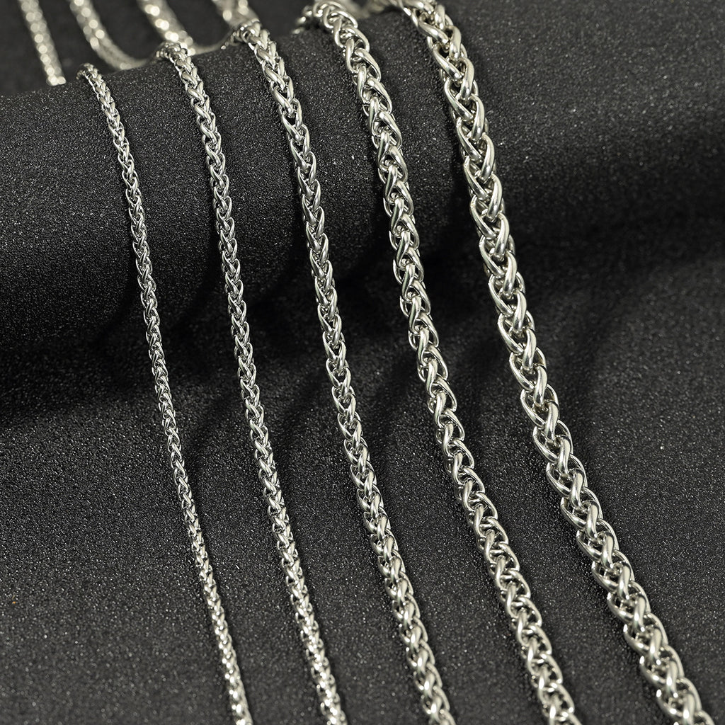 Stainless Steel Necklace Keel Chain Men'S Sweater Chain