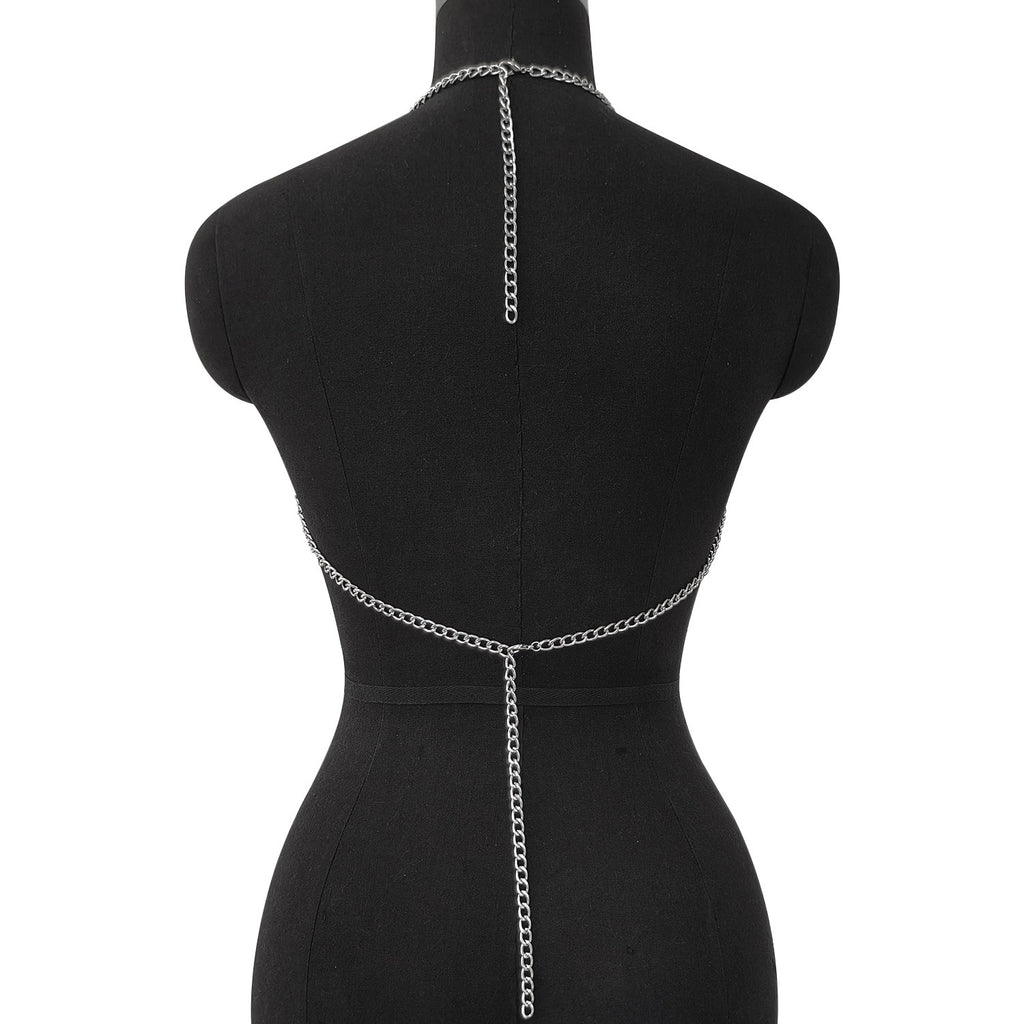 Zhuru Clothing Popular Nightclub Adjustable Metal Chain Multi