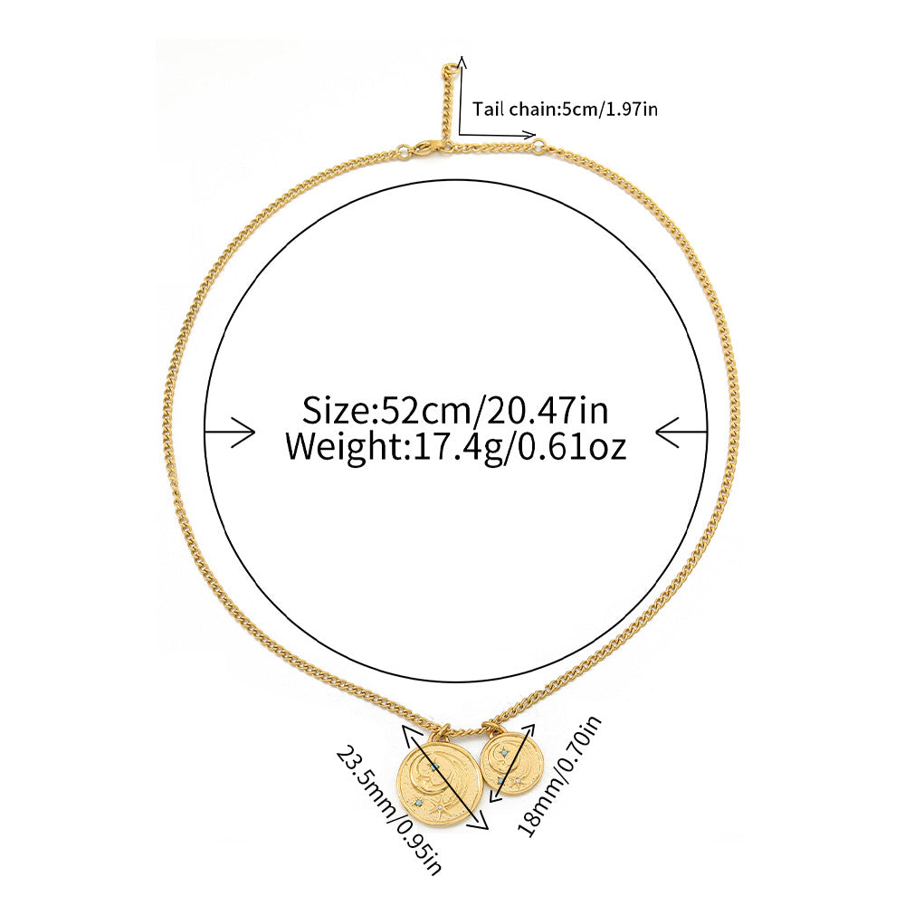 Lishan Versatile Bowknot Titanium Steel Metal Chain Series