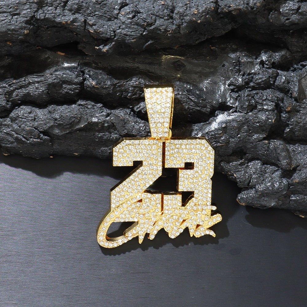 Hip Hop Rap Full Diamond Numeric Alphabet No