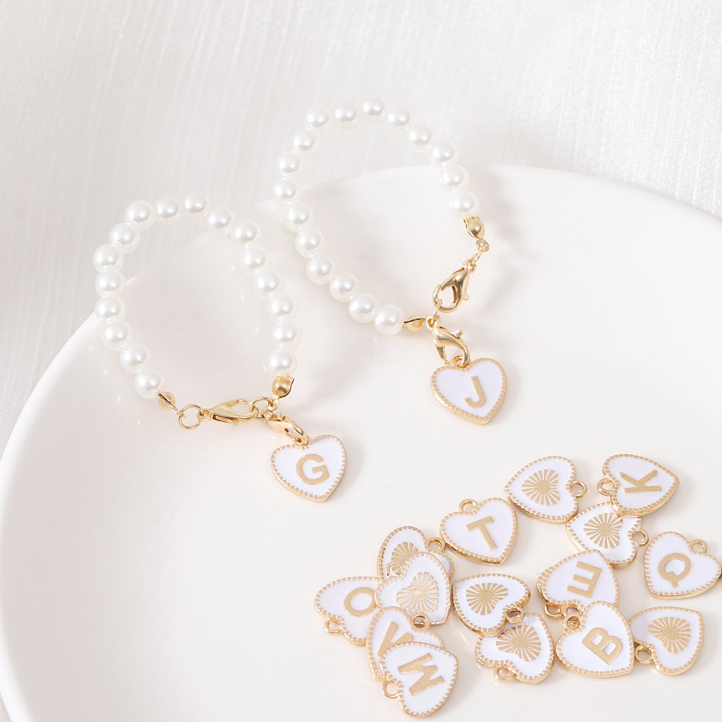Keychain Cup Pearl Chain Love Chain Strap Lobster