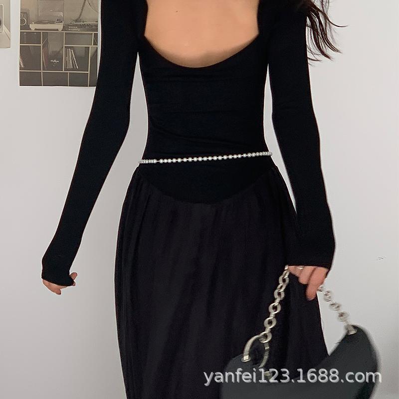 Women'S Chanel Style Butterfly Waist Chain Ins Korean