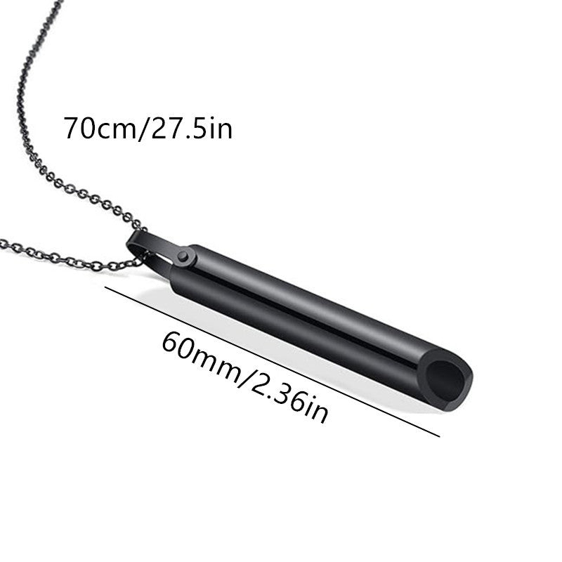 Stainless Steel Whistle Decompression Anxiety Meditation Mindfulness Breathing