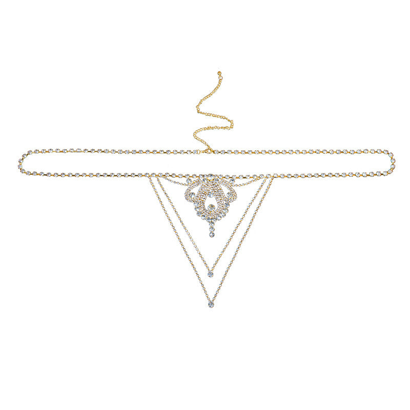 Waist Chain Luxury Super Rhinestone Underwear Nightclub Water