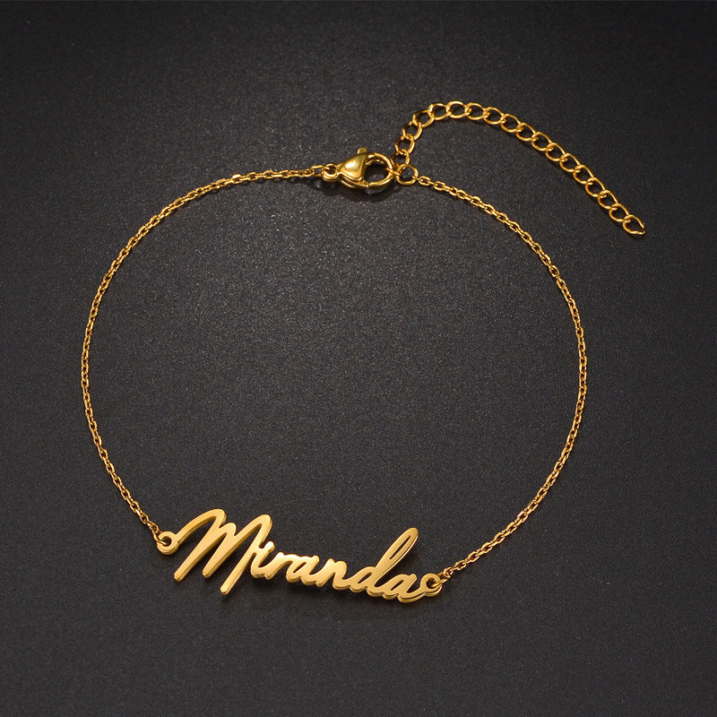 Direct Explosions Diy Niche Design Necklace Custom Name