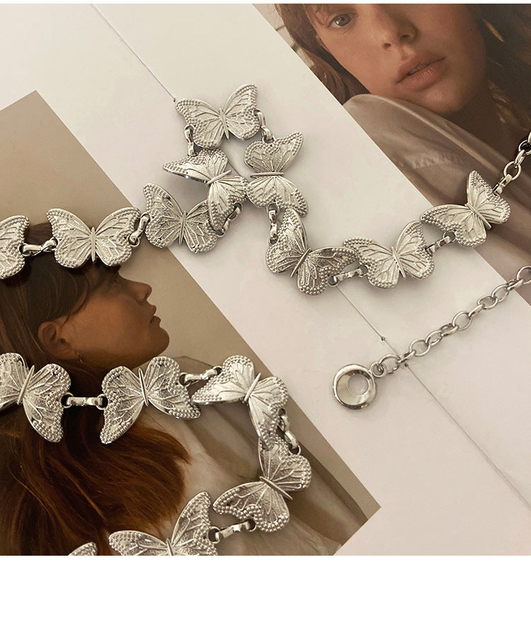 Butterfly Waist Chain Niche Design Belt Metal Chain