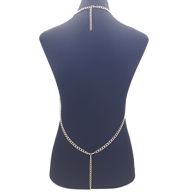Jewelry Luxury Metal Aluminum Chain Multi Layer Chest