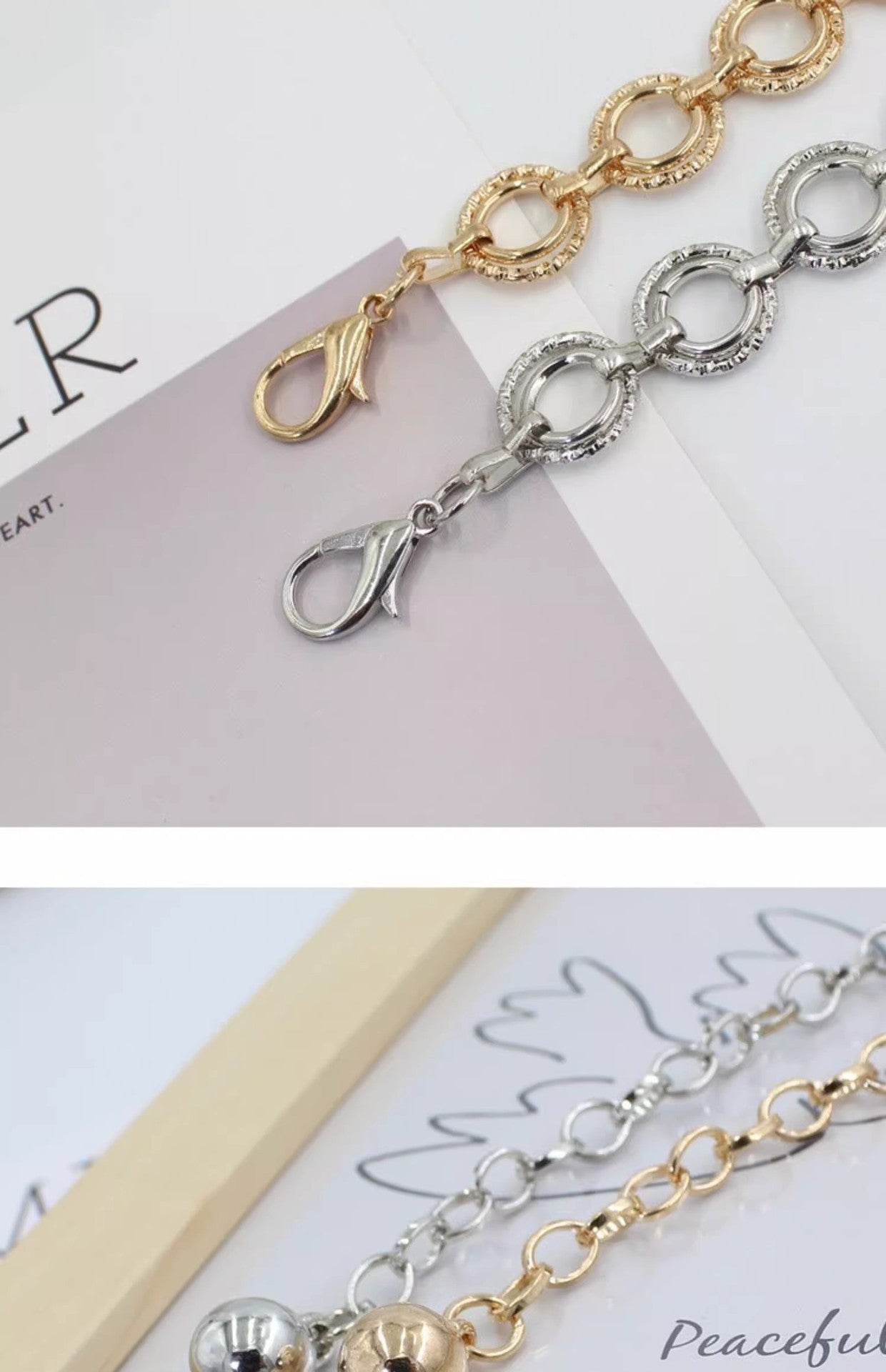 Versatile Metal Waist Chain For Women Thin Belt