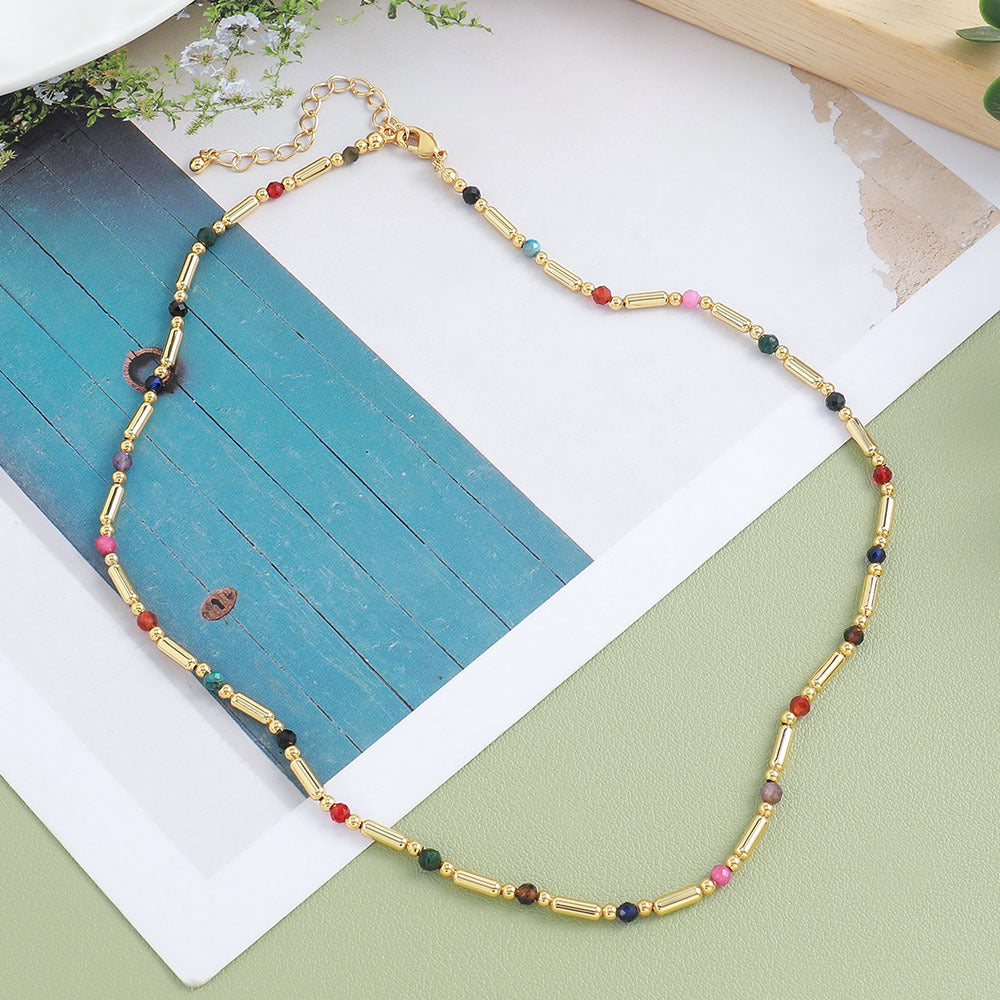 Lishan Versatile Bowknot Titanium Steel Metal Chain Series