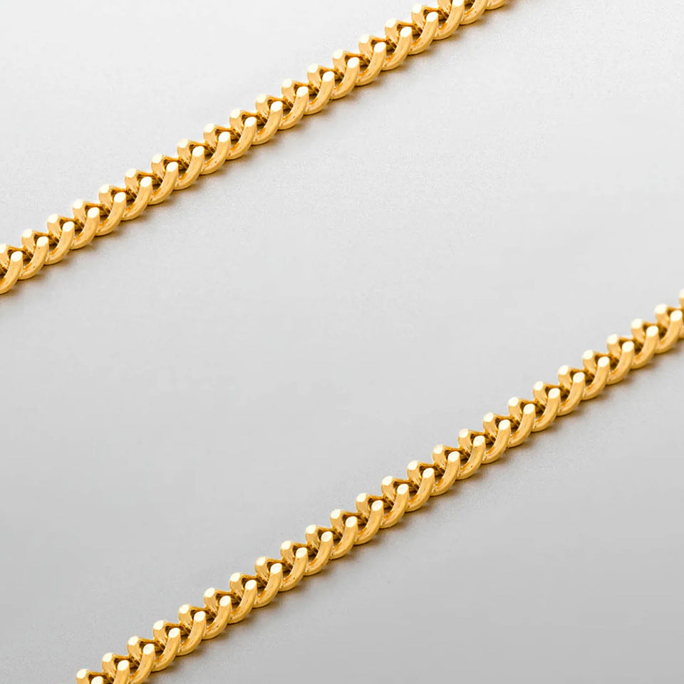 Hip Hop Style Versatile Cuban Chain Clavicle Chain