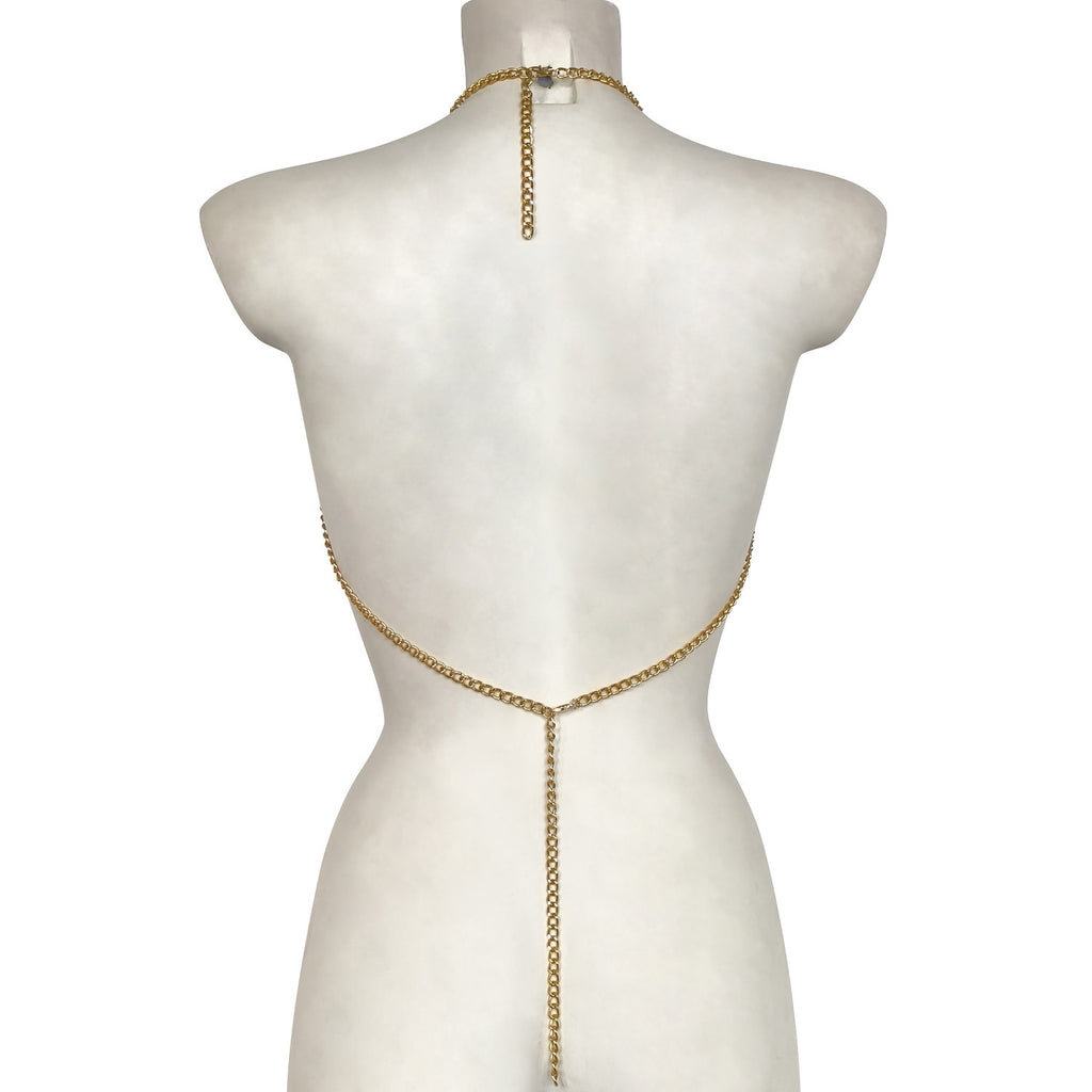 Zhuru Clothing Popular Nightclub Adjustable Metal Chain Multi