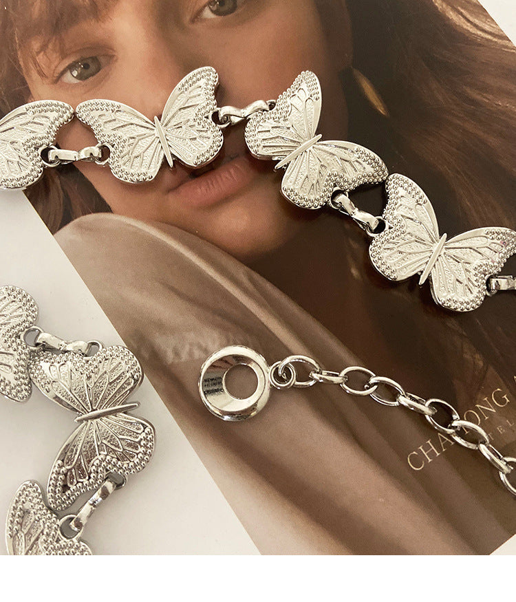 Butterfly Waist Chain Niche Design Belt Metal Chain