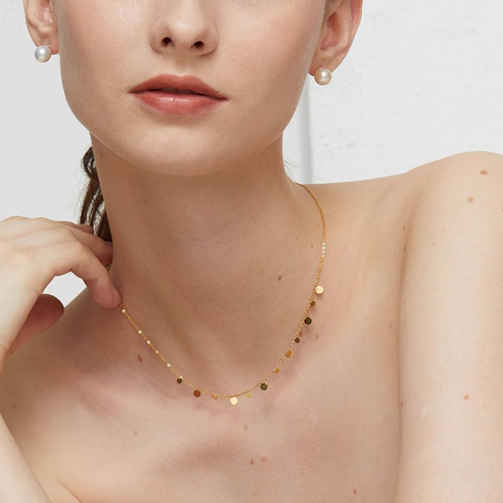 Lishan Versatile Bowknot Titanium Steel Metal Chain Series