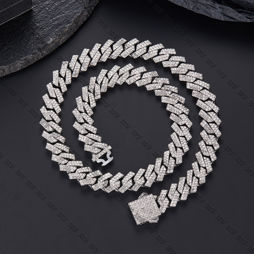 Hip Hop Product Bar Cuban Chain 12Mm Alloy