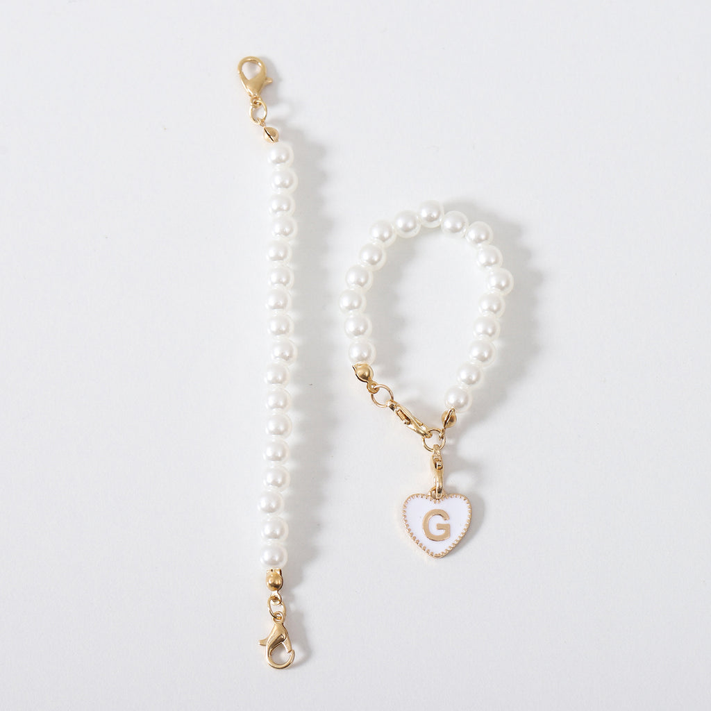 Keychain Cup Pearl Chain Love Chain Strap Lobster