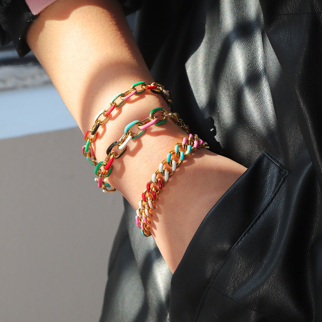 Jewelry Colorful Bracelets For Men And Women Light
