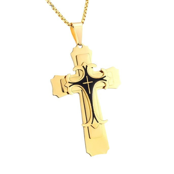 Direct Aliexpress Personality Stainless Steel Men'S Pendant Necklace