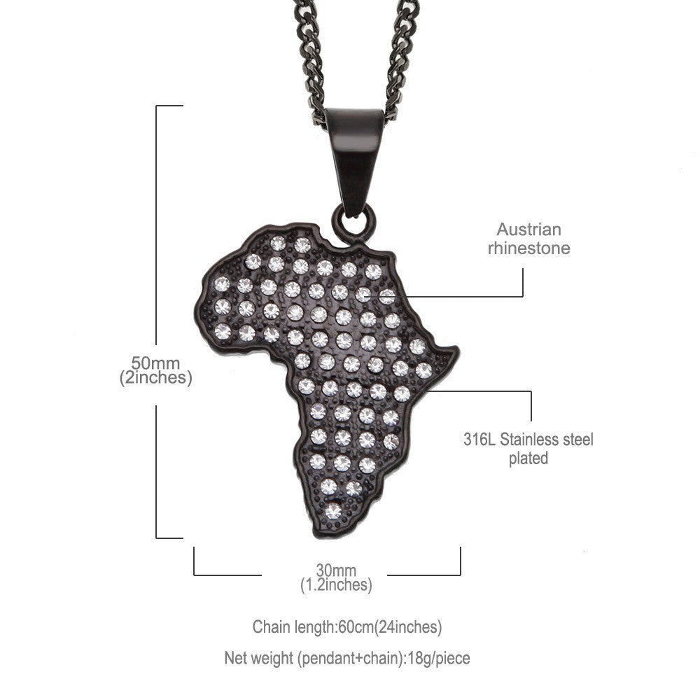 Hip Hop Stainless Steel Pendant Necklace Punk Rock