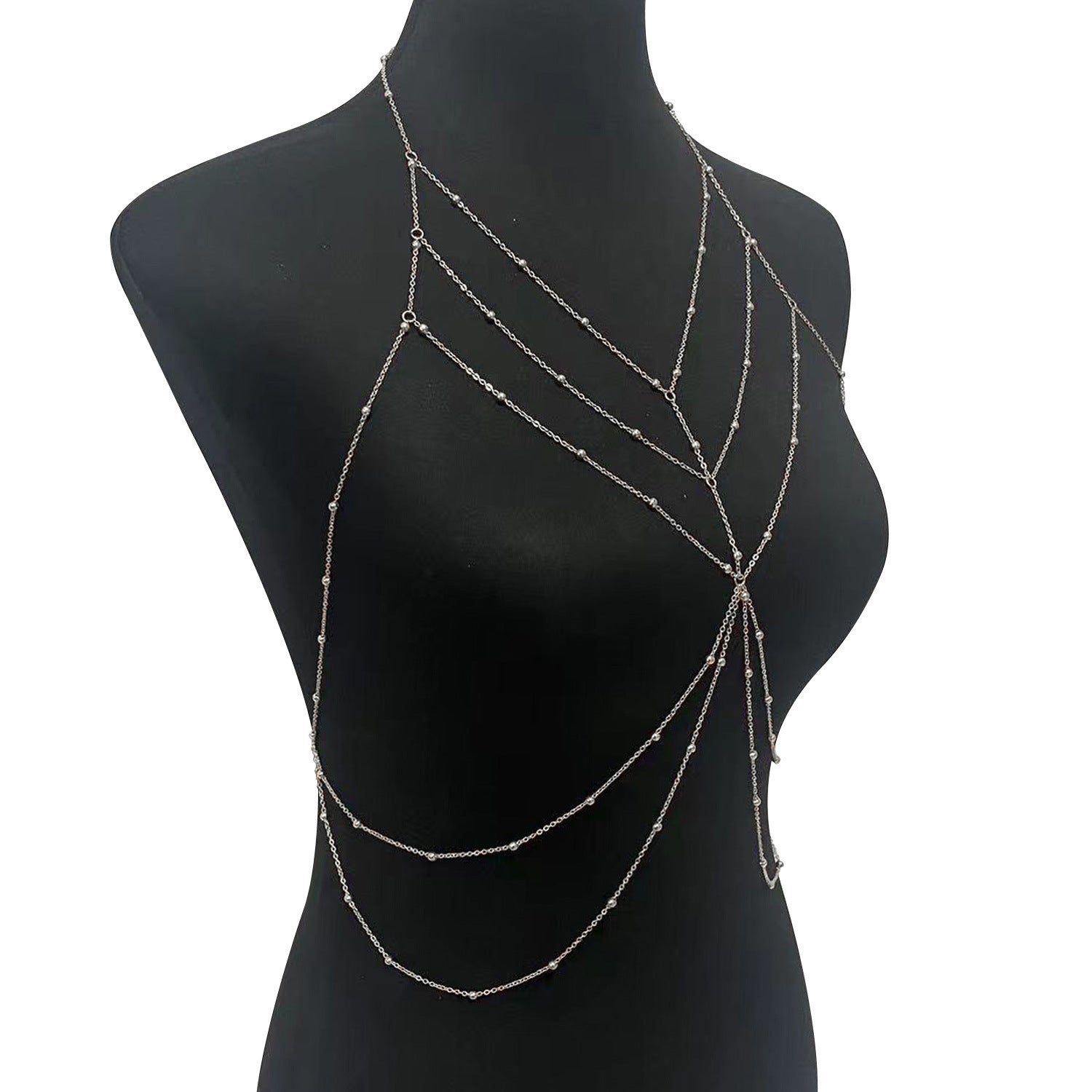 Zhuru Clothing Pure Desire Hollow Chain Chest Chain