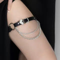 Hot Selling Punk Gothic Pu Leather Asymmetrical Heart