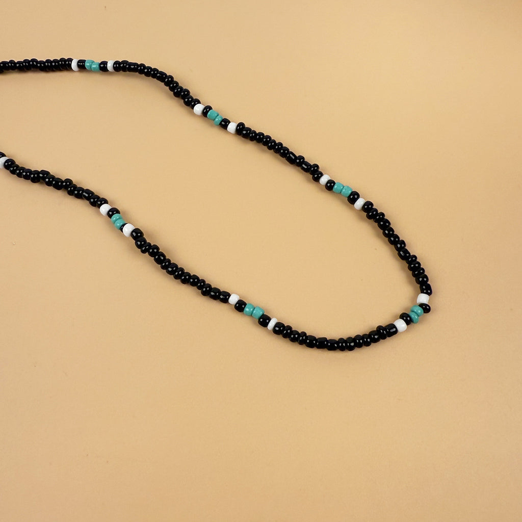 Jewelry Personalized Mixed Colorful Rice Bead Clavicle Necklace