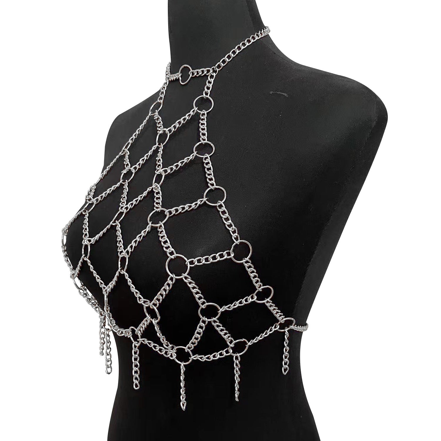 Bamboo Such As Clothing Nightclub Metal Ring Neck