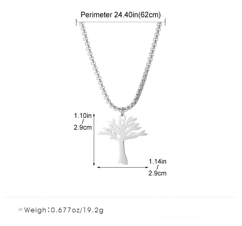 Personalized Versatile Hollow Tree Of Life Stainless Steel