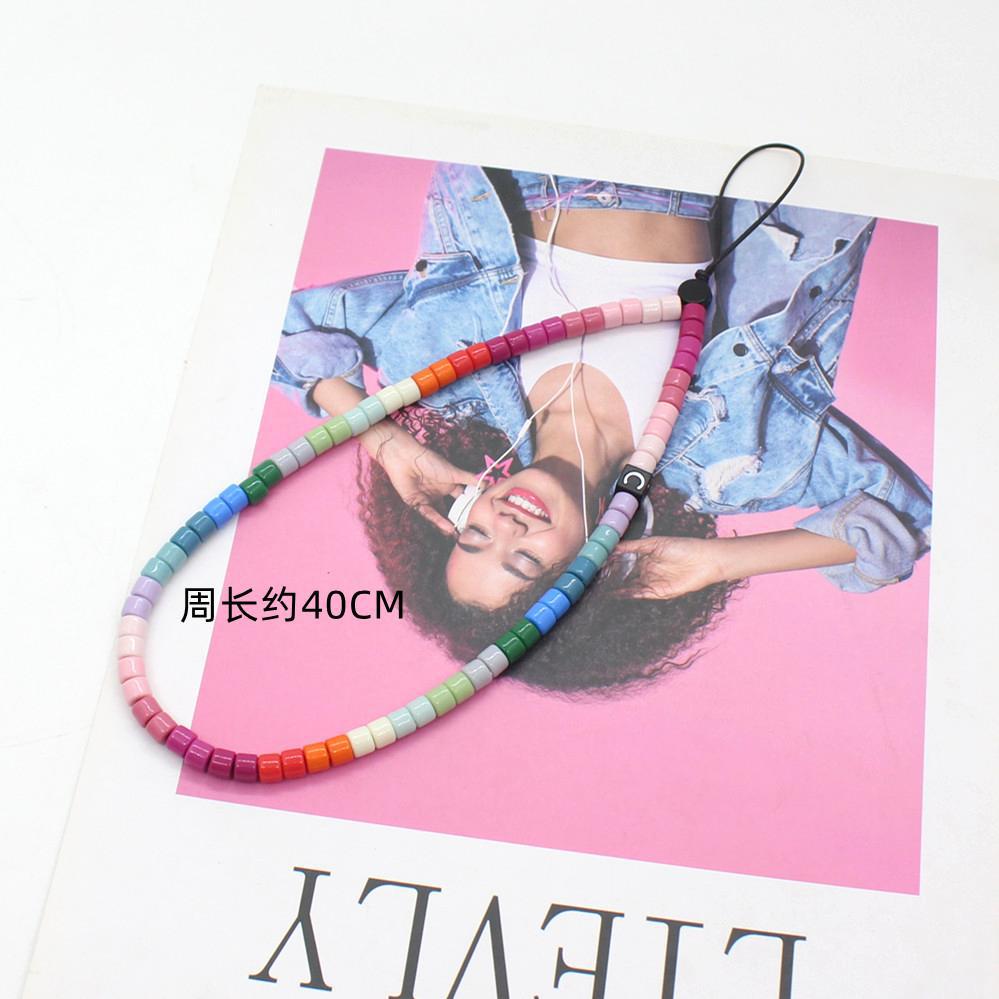 Online Popular Anti Lost Mobile Phone Chain Rainbow