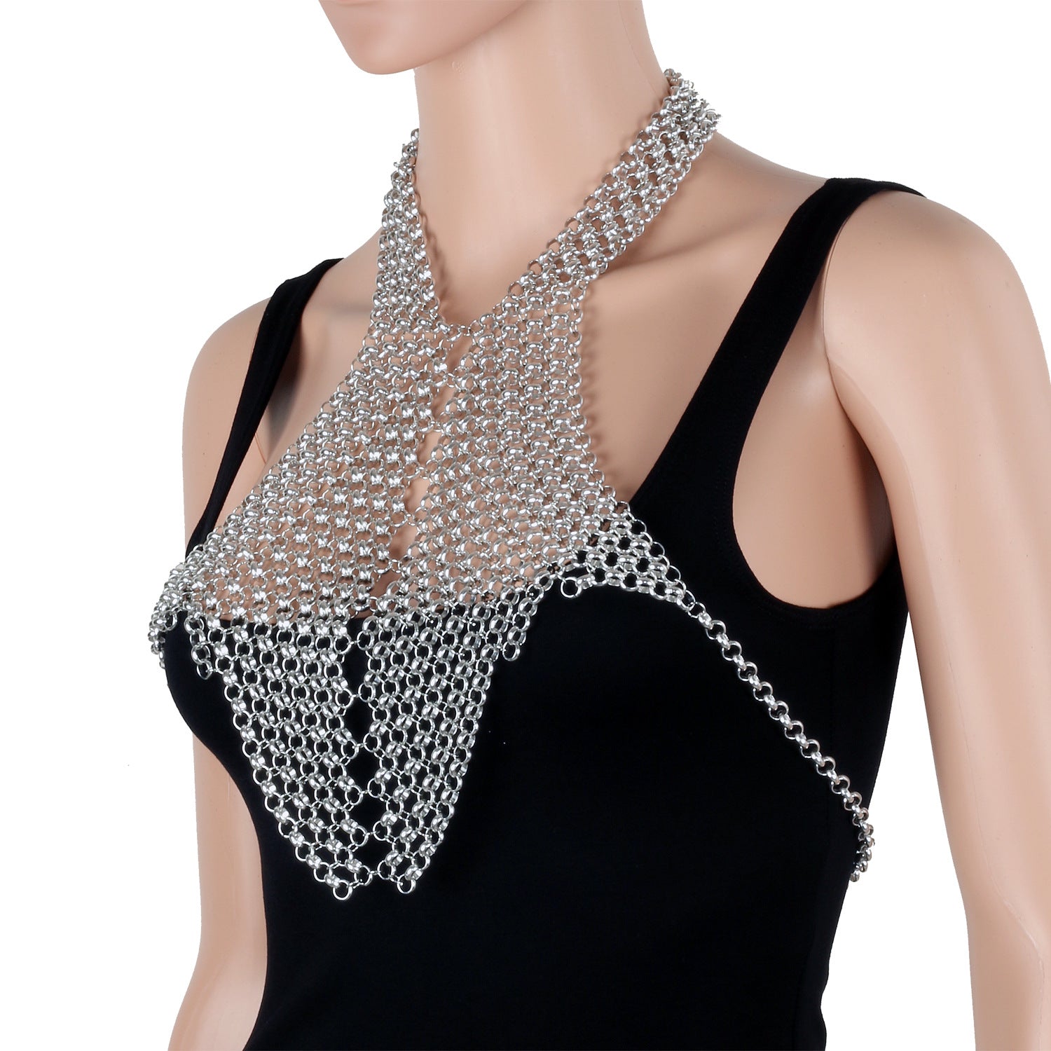 Silver Carnival Chest Chain Street Style Personalized Brooch